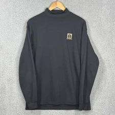 FootJoy FJ Long Sleeve Thermal Base Layer Stretch Shirt Black Men's Size Medium