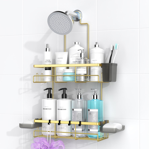 Shower Caddy Hanging Bathroom Organizer: Rustproof Shelf for inside Shower - No  - Bild 10 von 17