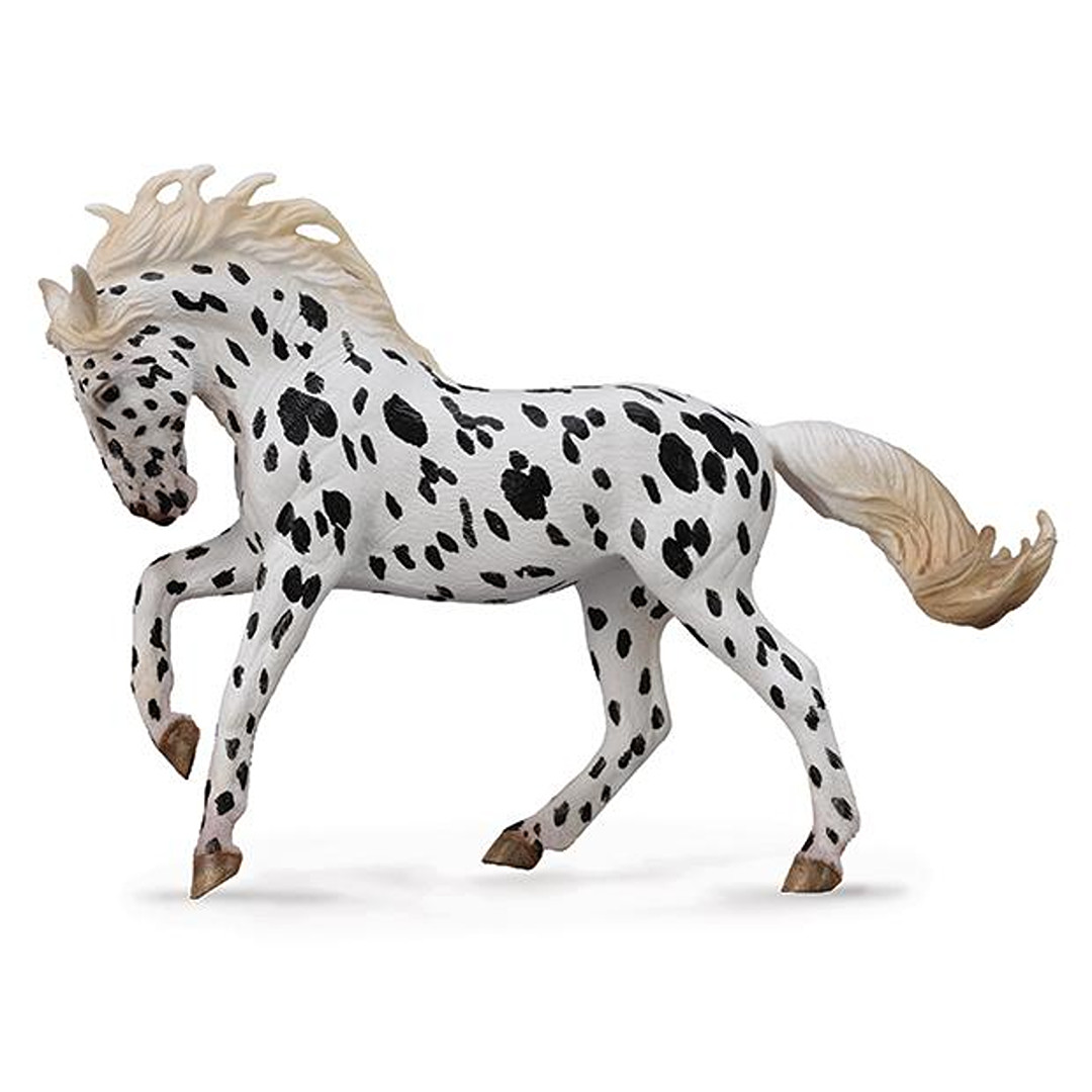 CollectA Black Leopard Knabstrupper Mare 6.3"L x 4.7"H 88720