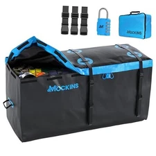 Mockins 25 CuFt Large Trailer Hitch Cargo Carrier 25 Cubic Feet - 60"x31"x24"