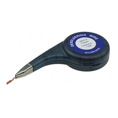 1,5 Meter Entlötlitze 2,0 mm im Spender zB Led SMD / desoldering wire Sauglitze