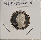 1998 Washington Quarter 4 Coin Set BU/Proof P, D, S, and Silver S Free Shipping!