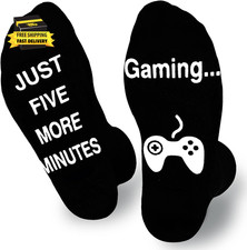 Gaming Socks Birthday Gifts for Boys Girls Son Daughter Him Kids, Teenage Gamer