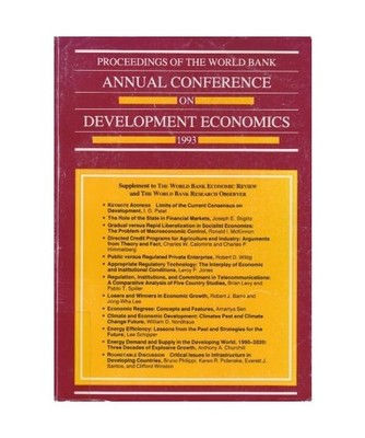 Proceedings of the World Bank Annual Conference on Development Economics, 1993: 