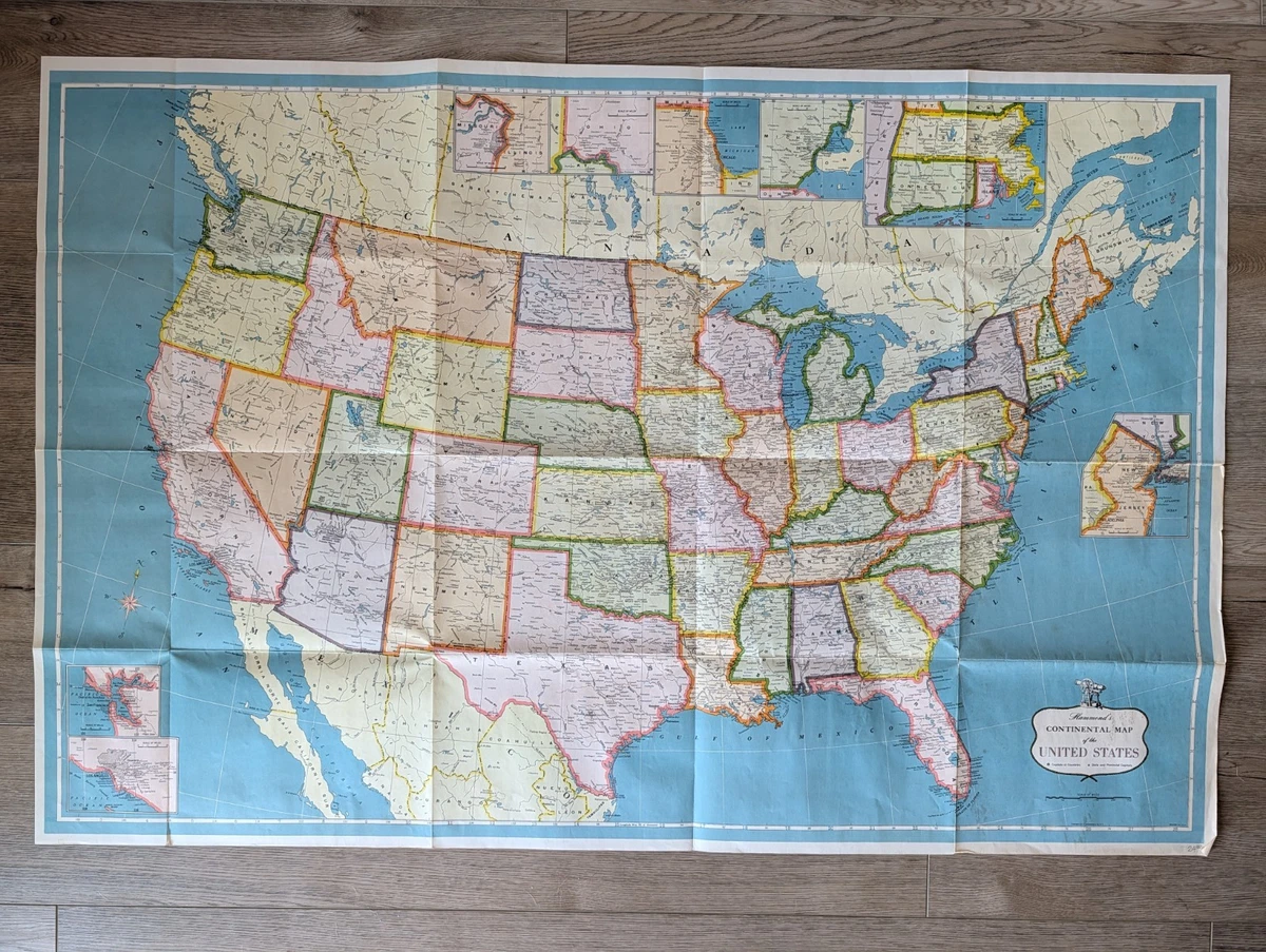 1950 Collectible Maps for sale | eBay