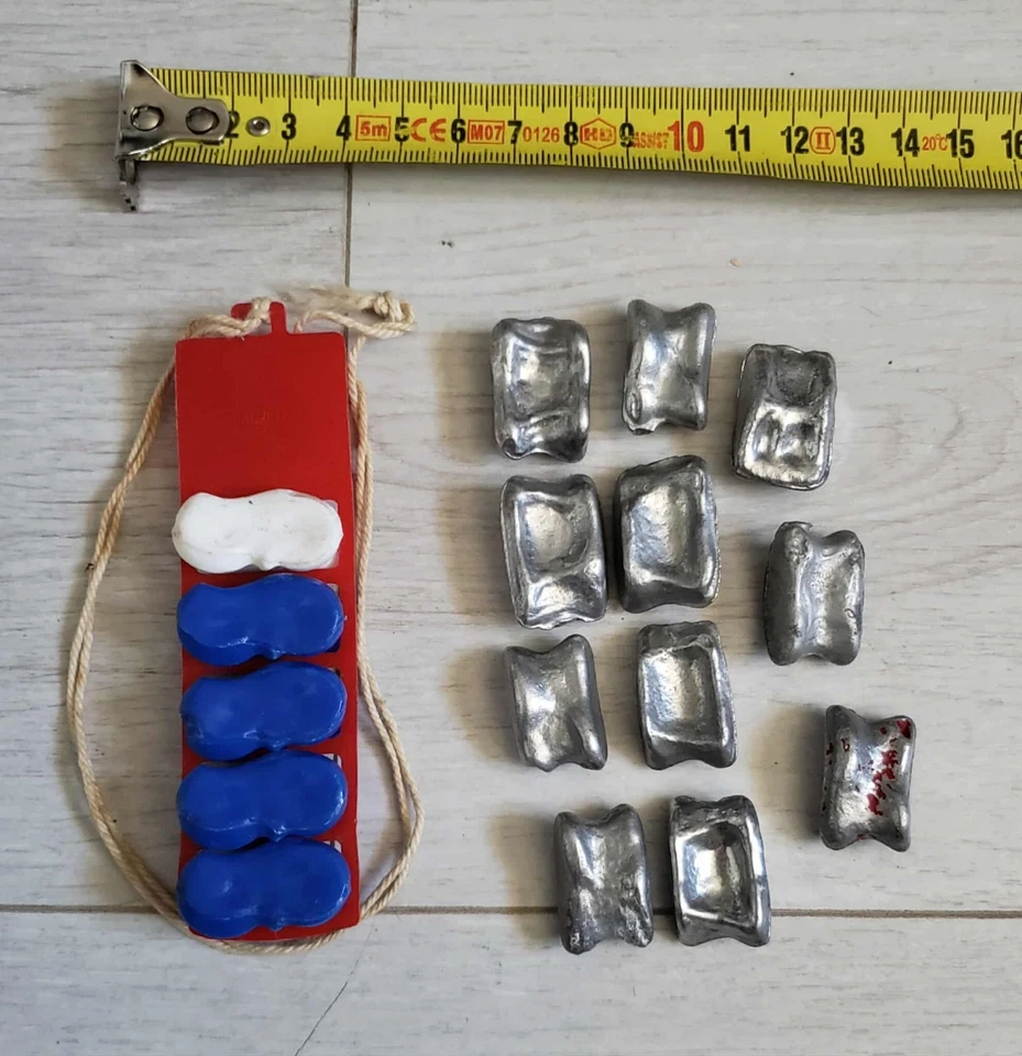 Lot jeu d'osselets ancien - Photo 2/2