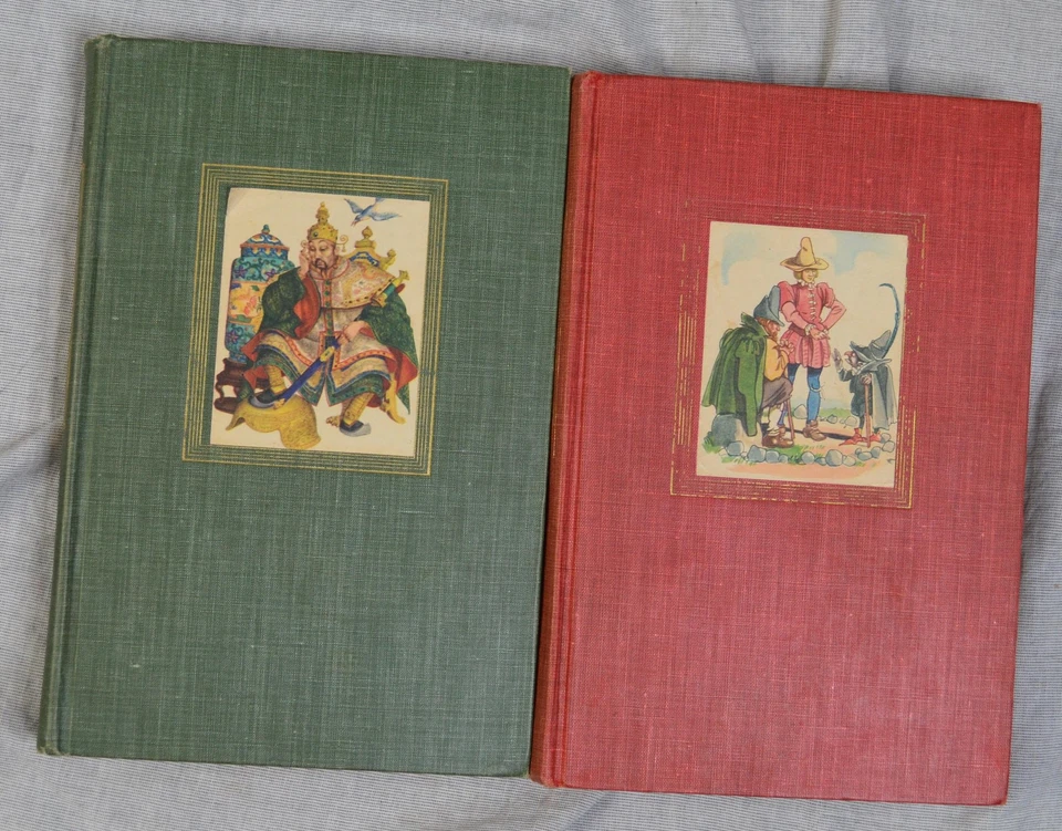 Grimm's & Andersen's Fairy Tales 1945 Grosset and Dunlap Illustrated Vintage - Image 2 of 4