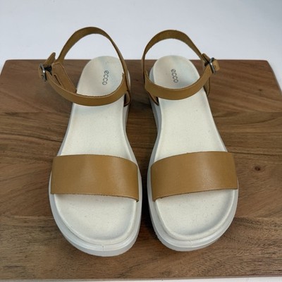 New Womens Ecco Lion Flowt Leather Strappy Sandals Shoes Size 41 US 10/10.5