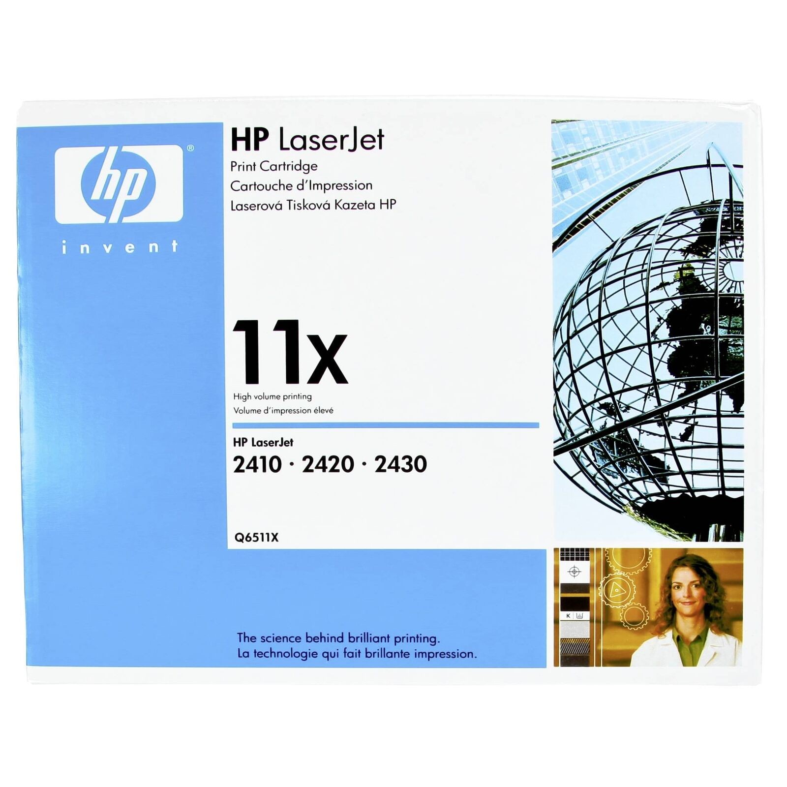 Toner HP 11X Q6511X noir haute capacité LaserJet 2420 et 2430