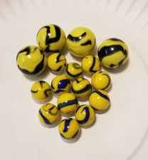 2008 Mega Marbles Vacor Blue Tang 12 Standard 4 Shooters Limited Edition Marbles