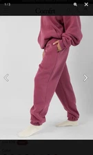 Comfrt Travel Essentials Sweatpants Size XL Berry
