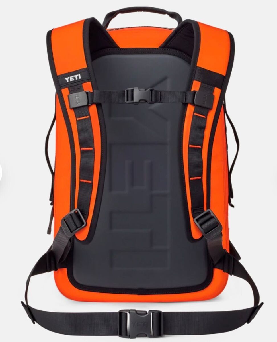 Brand New Yeti Panga 28 Submersible Backpack - Orange BLK Brand New Yeti Panga 28 Submersible Backpack - Orange BLK