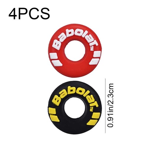 4 Pcs Tennis Vibration Dampeners Rubber Racquet Shock Absorbers Creative Tire... - Picture 4 of 6