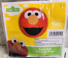 Sesame Street Elmo Beach Ball-Inflated Size 12.2in/31cm-3+Kids-Brand New-SHIP24H