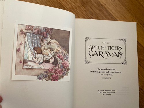 THE GREEN TIGER'S CARAVAN Book 1st Edition 1982 Childs Poems Stories Illustrated - Imagen 3 de 10