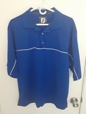 FootJoy FJ ProDry Superlite Men's Golf Polo Shirt Size Large Short Sleeve Blue