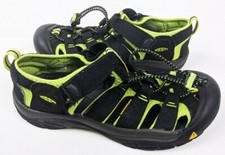 Keen Men's Size 5 Black With Lime Green Trim Waterproof Sandals Outdoor Hiking