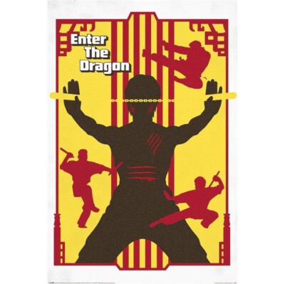 Poster ENTER THE DRAGON (Bruce Lee) - Warner Brother 100th 61x91,5cm NEU 59688