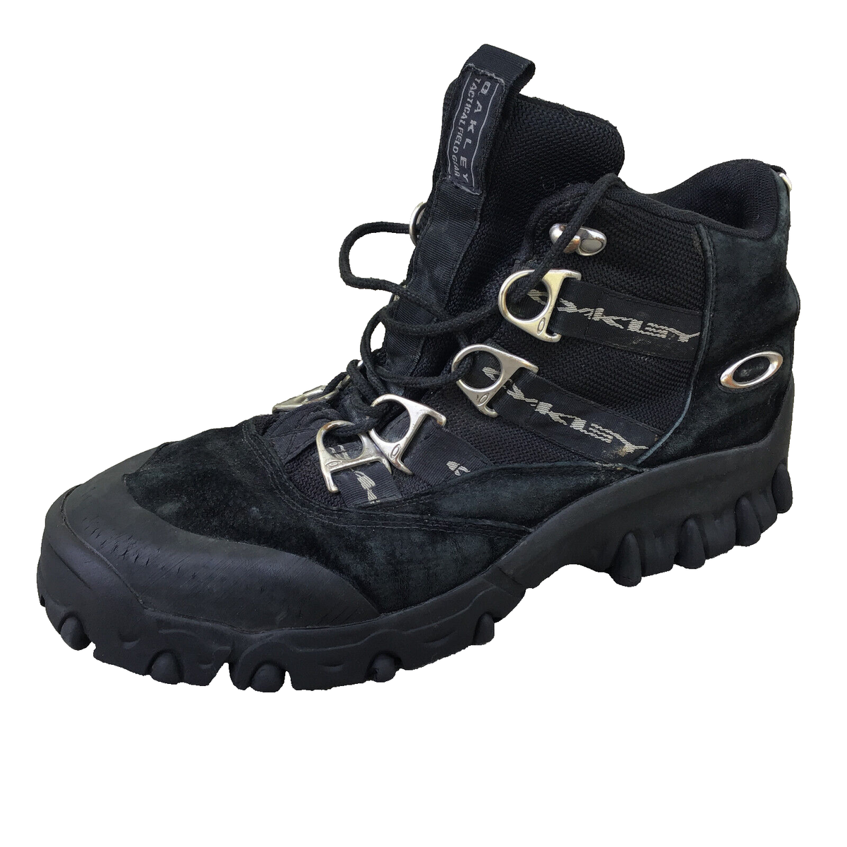 OAKLEY Boots Size Black Suede Waterproof Tactical Field Gear