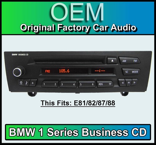 BMW 1 Series Business CD player AUX compatible, BMW E81 E82 E87 E88 ...