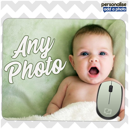New Personalised Custom Your Picture Computer Mouse Mat Pad Extra Thick