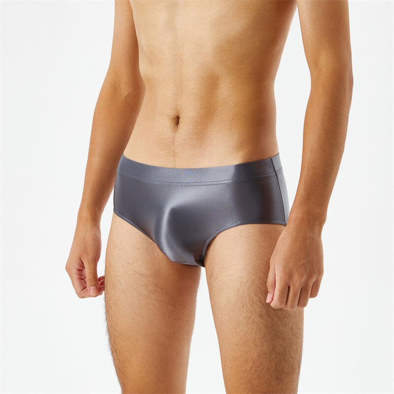 Mens Shiny Satin Glossy Wet Look Knickers Briefs Underwear Panties Underpants