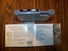 Videojuego Nintendo NES Vintage Misi&oacute;n Imposible 1985 (solo juego y manual)