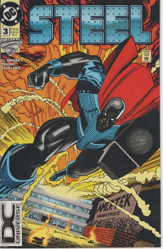 1994 Steel #3 DC Comics DC Universe LOGO Variante selten schön!!