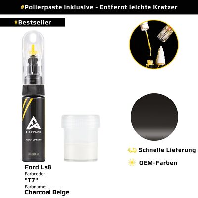 Touch Up Paint Pen For Ford Ls8 Code: T7 Charcoal Beige