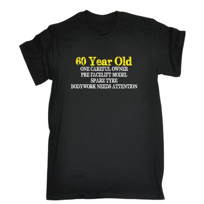 Personalized 41st Birthday Shirt For Men - 'Gettin' Old Pissy And Cranky' Custom Tee With Birth Year, Size 2X