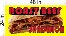 2' X 4' BANNER ROAST BEEF SANDWICH