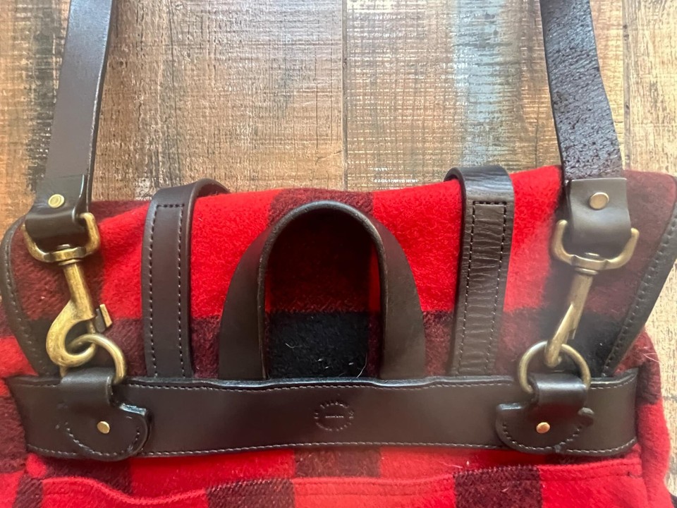 FILSON MACKINAW WOOL MEDIUM FIELD BAG BUFFALO PLAID USA eBay