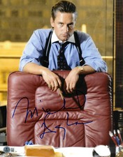 Michael Douglas Signed Autograph Wall Street 11X14 Photo BAS Beckett