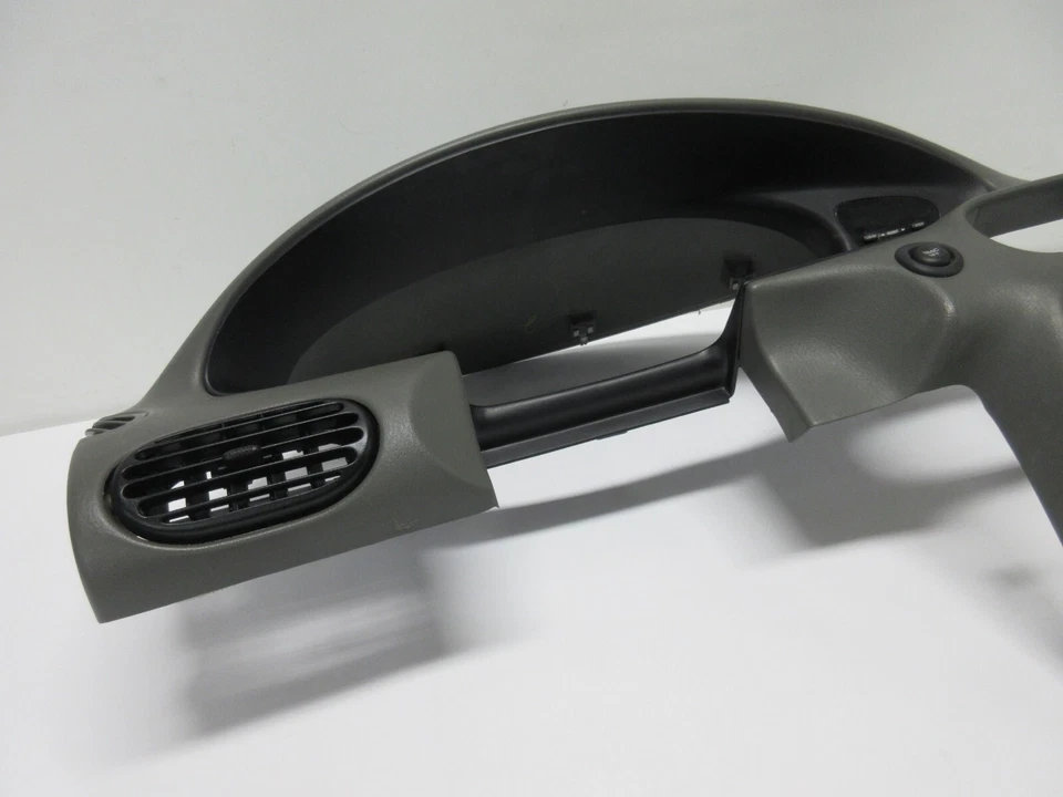 1996-2000 Chrysler Sebring, OEM ПРИБОРНОЙ ПАНЕЛИ ПРИБОРНОЙ ПАНЕЛИ РАДИО ОБОДОК ОТДЕЛКА СЕРЫЙ - Изображение 4 из 4