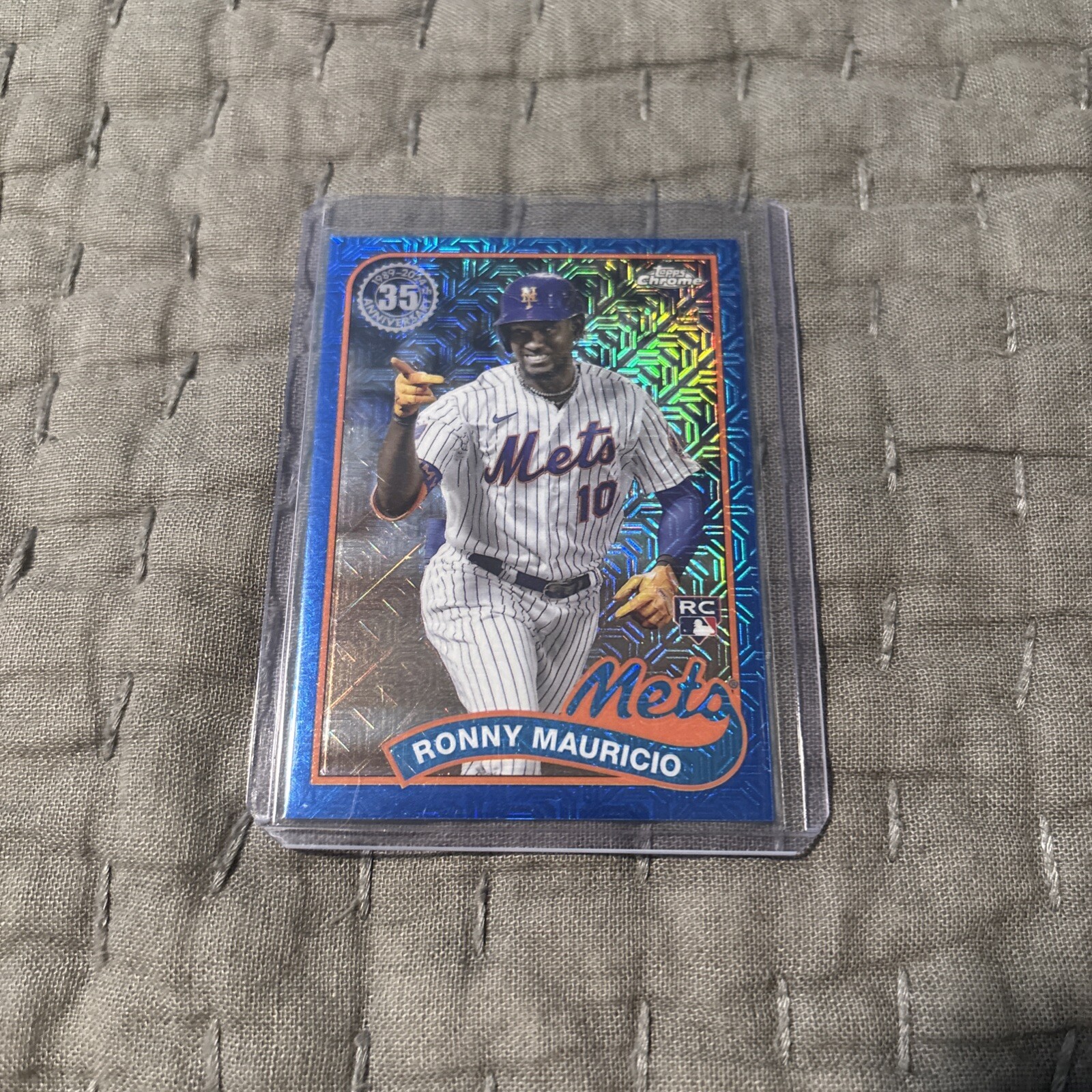 Topps 2024 Series 2 Ronny Mauricio Blue /150 Topps Chrome Silver Pack