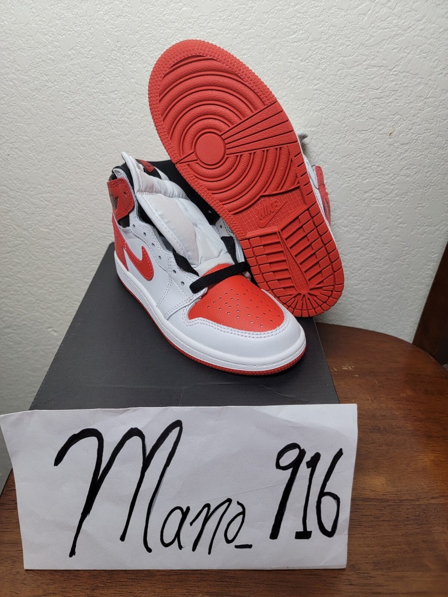 ⚪️🔴 sz 1Y Nike Air Jordan Retro 1 High OG 'Heritage' AQ2664 161