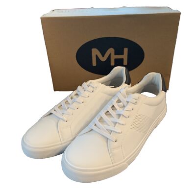 Hawkwell Mens 9.5 Leather Sneakers Casual Walking, Uniform Nurse Shoe Work NIB