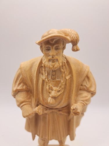 detaillierte geschnitzte Holzfigur - ein Man - Bürgermeister - H 19 cm - Bild 8 von 15