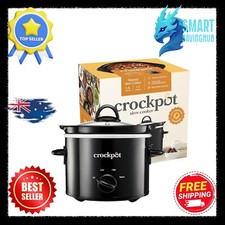 Crock Pot Slow Cooker Removable Easy Clean Ceramic Bowl 1.8 L Small Slow Cooke