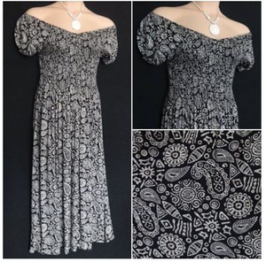 black bardot dress size 20