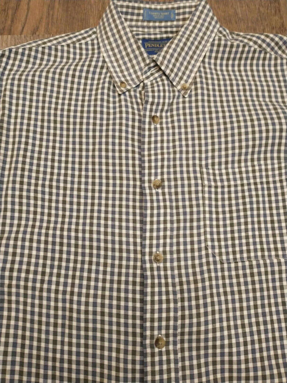 Pendleton Woolen Mills Varsity Button Down Long S… - image 2