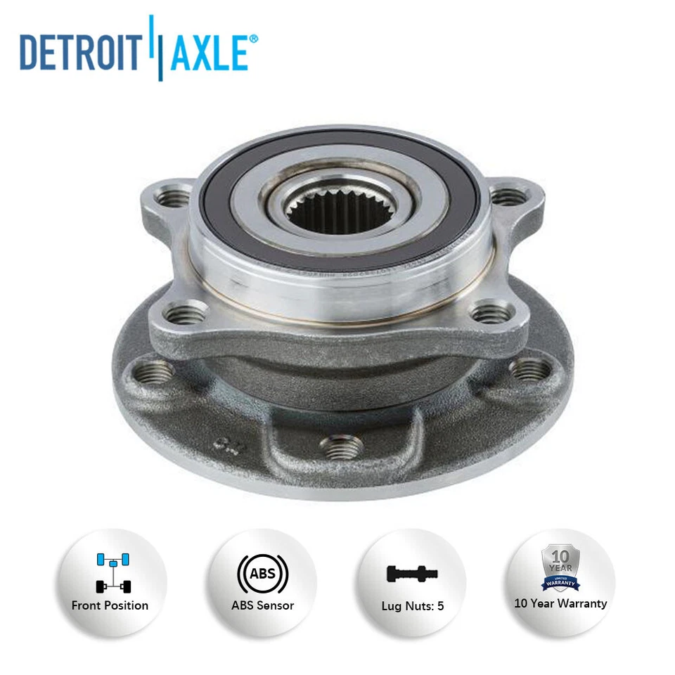 Bujes de cojinete de rueda delantera para Dodge Dart 2013-2016 2015-2017 Chrysler 200 Foto 4 de 4