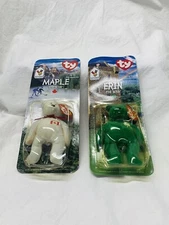 Maple And Erin Ty Beanie Bears. Please Read The Description
