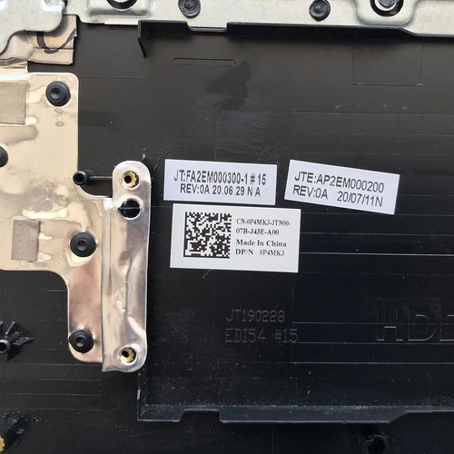 For Dell Inspiron 15 3000 3583 P4MKJ 0P4MKJ Black Palmrest Non-Backlit Keyboard - 第 6/6 張圖片