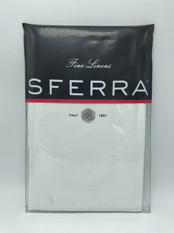 SFERRA  Larino Continental Sham Retail $130.00 Color White New Rare Discontinued