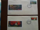 1989 Australia Gardens 2 x FDC $5 + $2 Nooroo + Mawarra Botanical Gardens