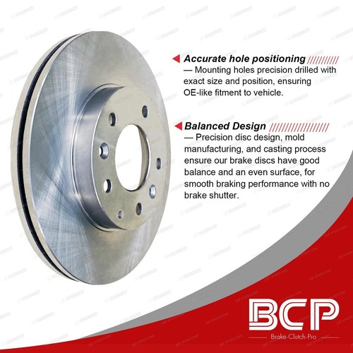 Full Set Front + Rear Disc Rotors Brake Pads for Ford Territory SX SY SZ 4.0 - Picture 2 of 4