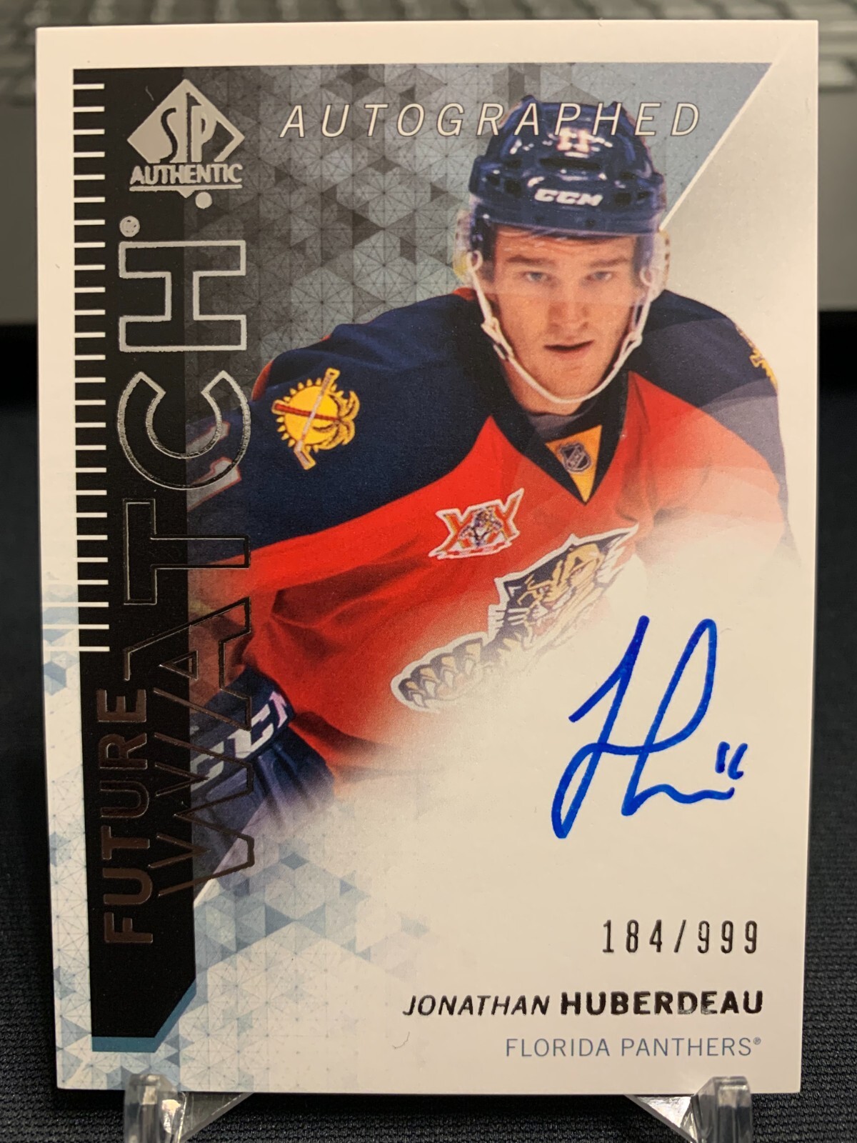 2013-14 SP Authentic Future Watch Jonathan Huberdeau Autograph Auto 184/999 RC