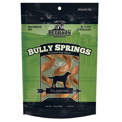 Redbarn Pet Products Bully Springs Dog Treat 1 Count Sm