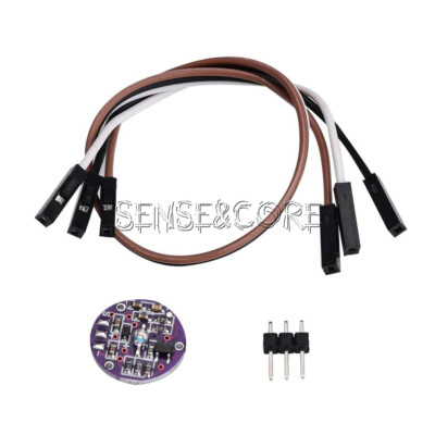 Pulse Heart Rate Monitor 3.3-5V Heart Rate Sensor Mini Pulse Sensor Module 10mA